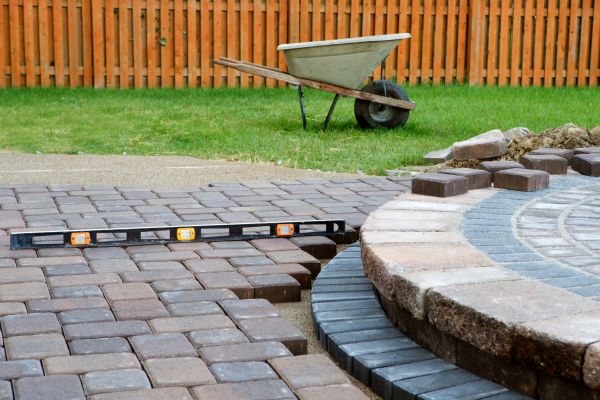 Patio Brick Installation in Murrieta